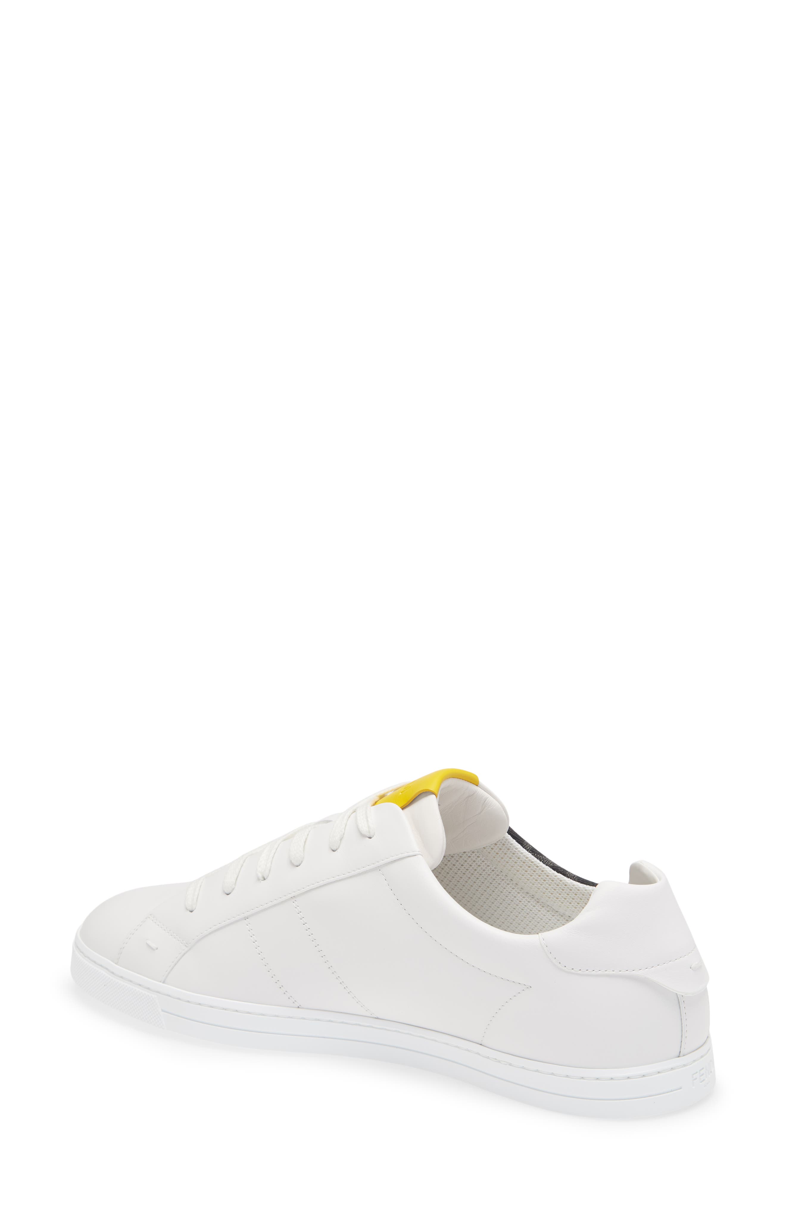 Fendi FF Logo Low Top Sneaker, Alternate, color, 