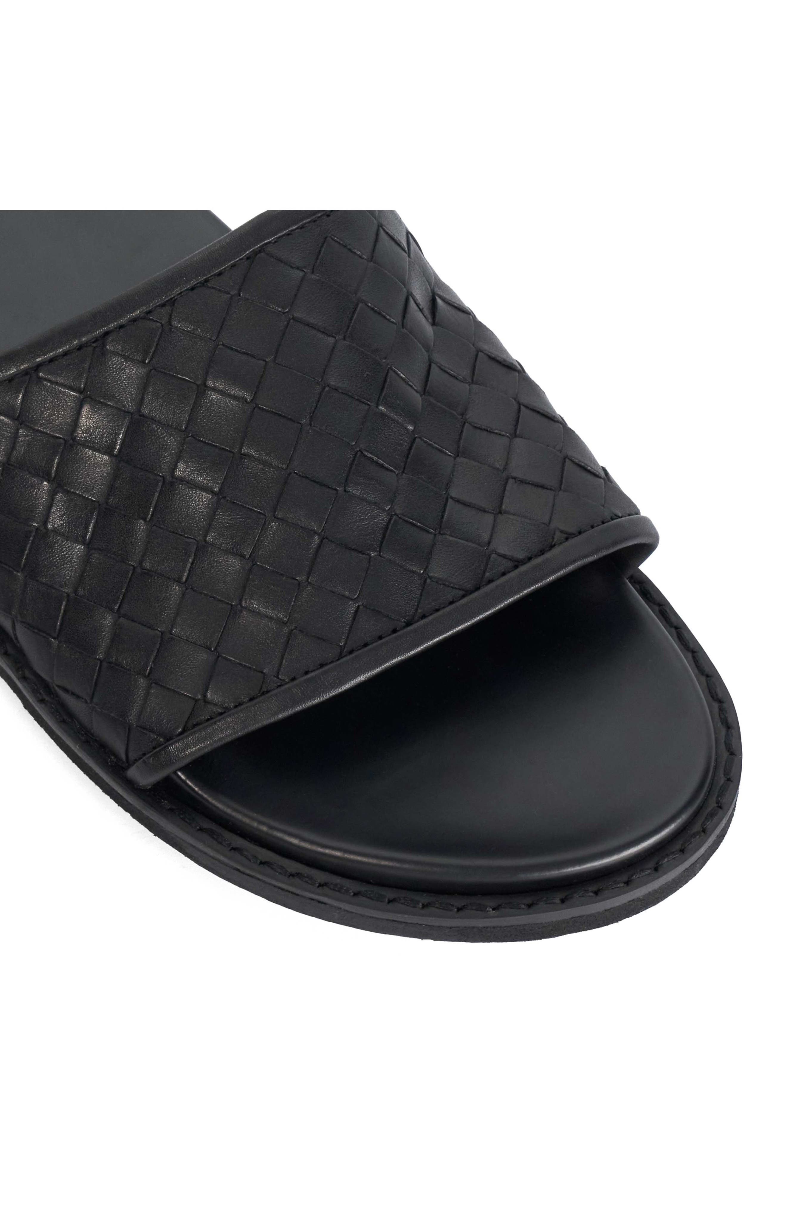 Dune London Ivar Slide Sandal, Alternate, color, Black