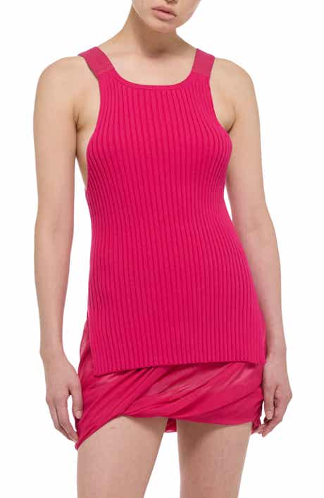 Helmut Lang Rib Organic Cotton Tank