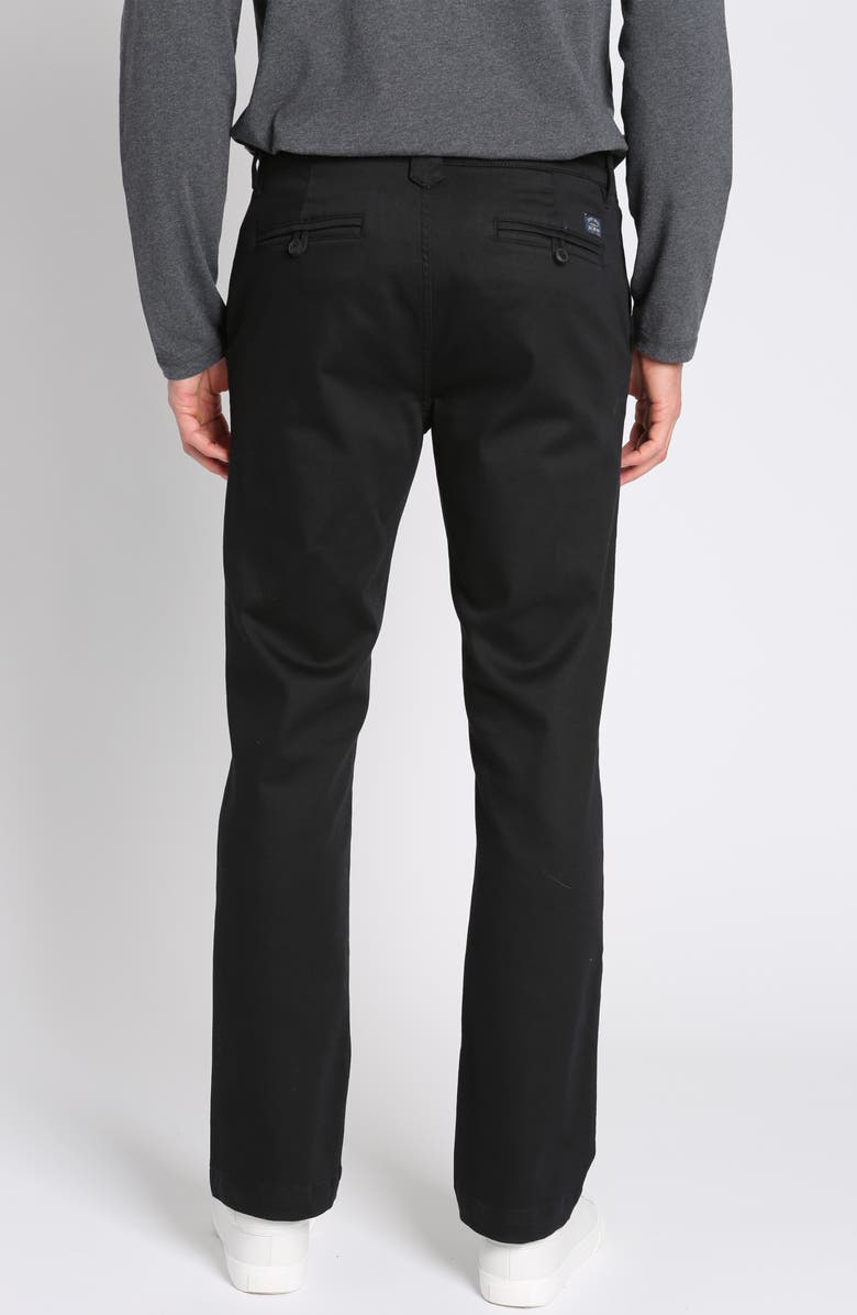 JACHS East Hampton Stretch Twill Chinos, Alternate, color, Black