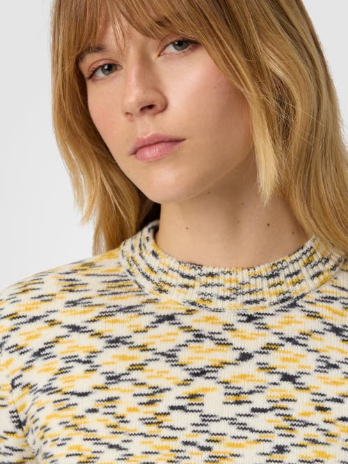 Missoni Crew Neck Sweater With Flame Pattern In Multi