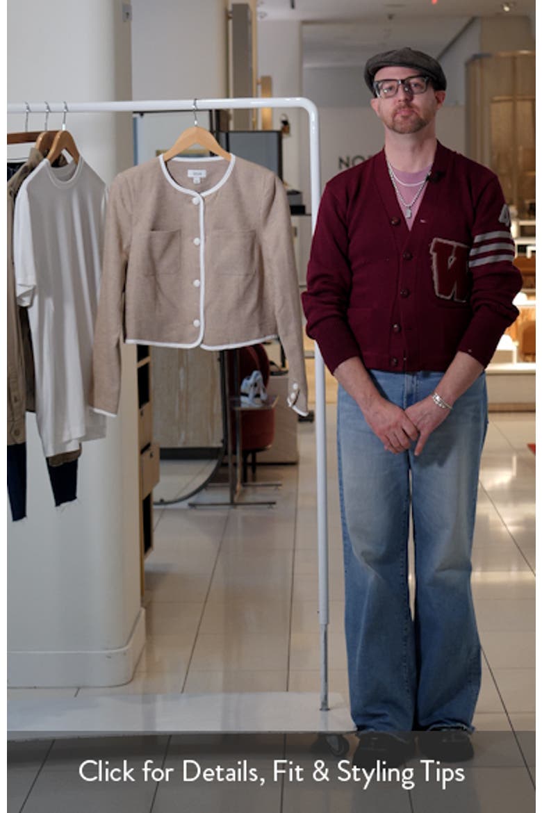 Contrast Trim Jacket video