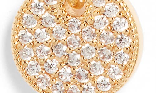 Nordstrom Demi Fine Pavé Key Pendant Necklace In 14k Gold Plated