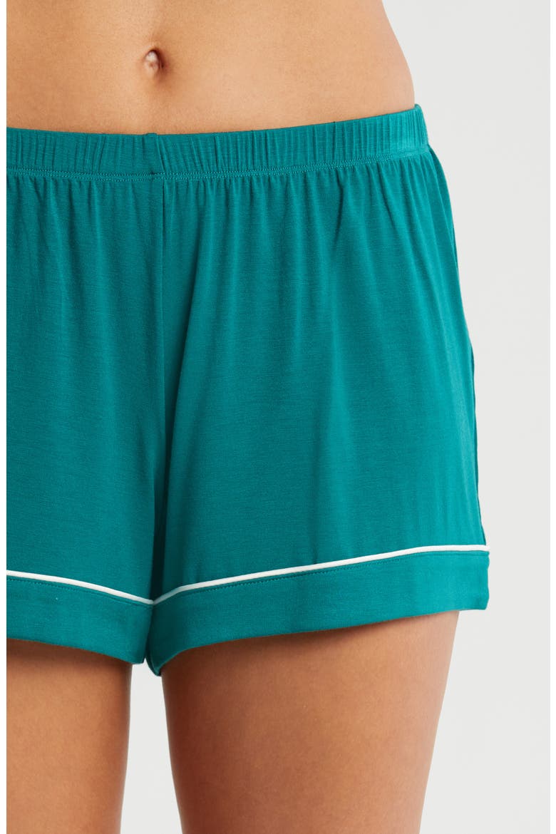 Moonlight Eco Short Pajamas, Alternate, color, GREEN STORM