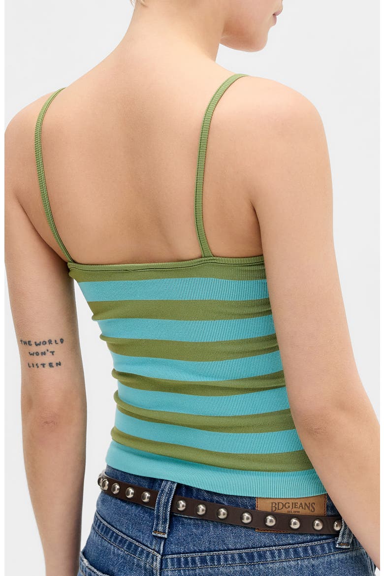 Molly Stripe Camisole, Alternate, color, GREEN