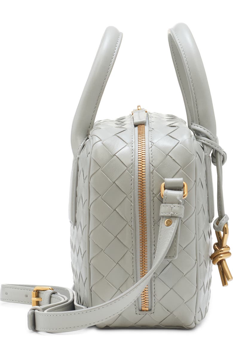 Bottega Veneta Mini Bauletto Intrecciato Lambskin Leather Handbag, Alternate, color,