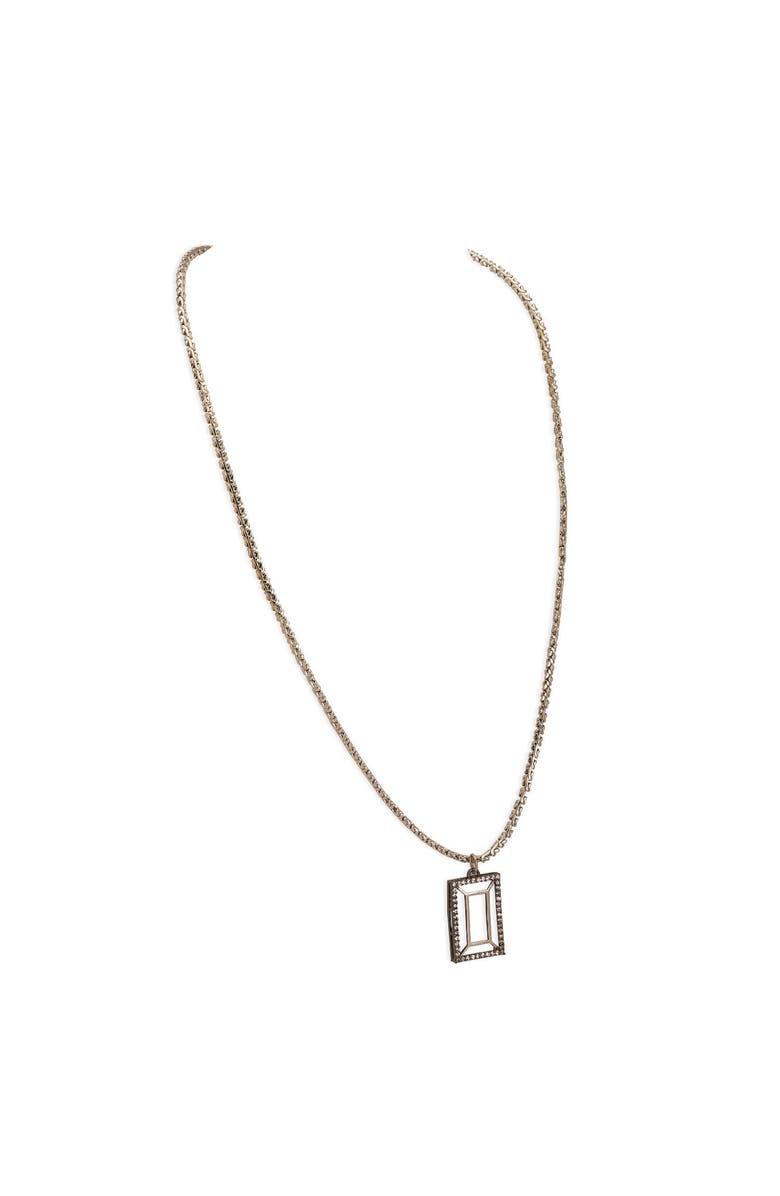 Dhwani Bhansal VAZIO PENDANT, Alternate, color, White Rhodium Plated