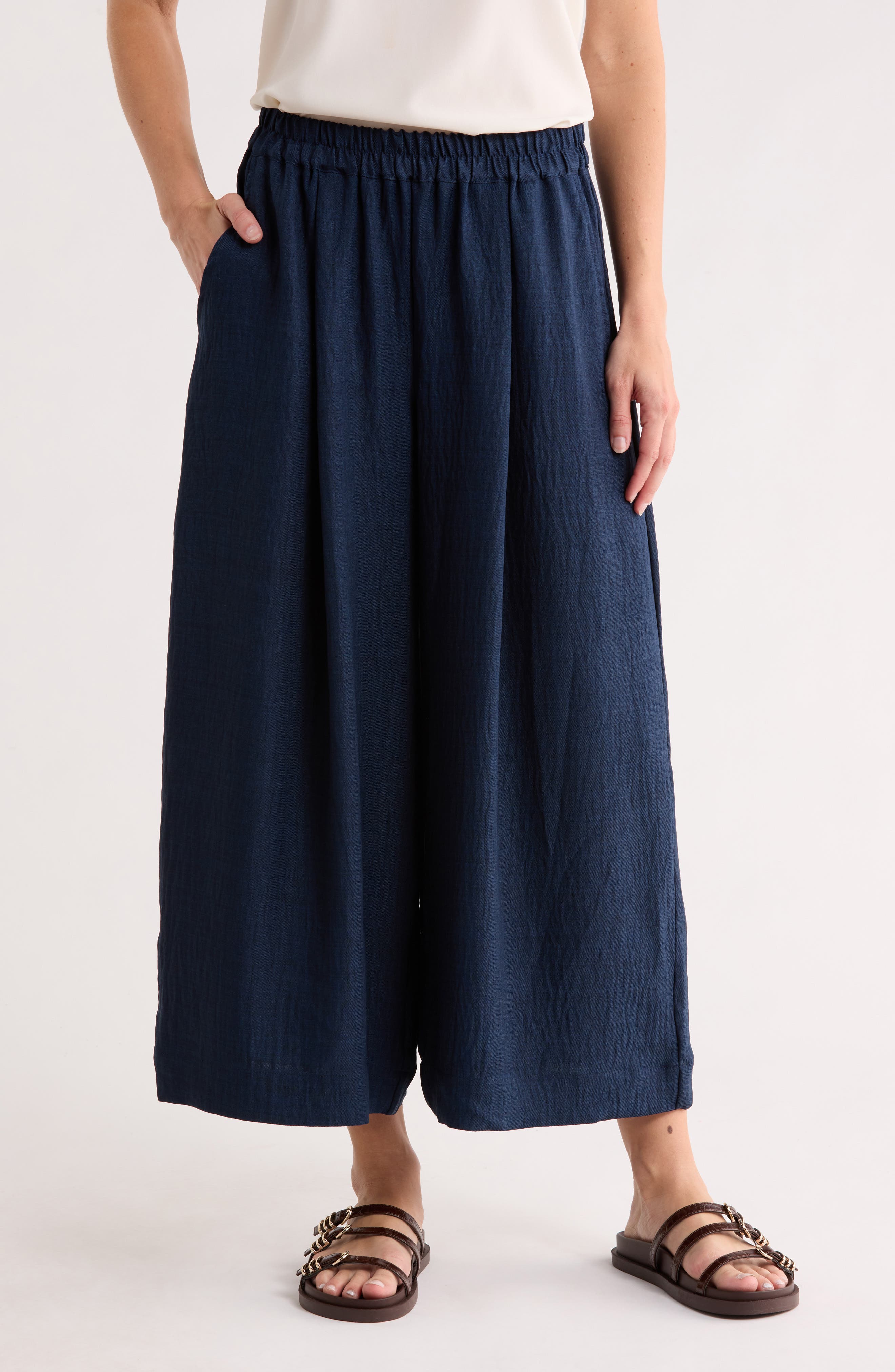 Woven Gaucho Pants - image 5