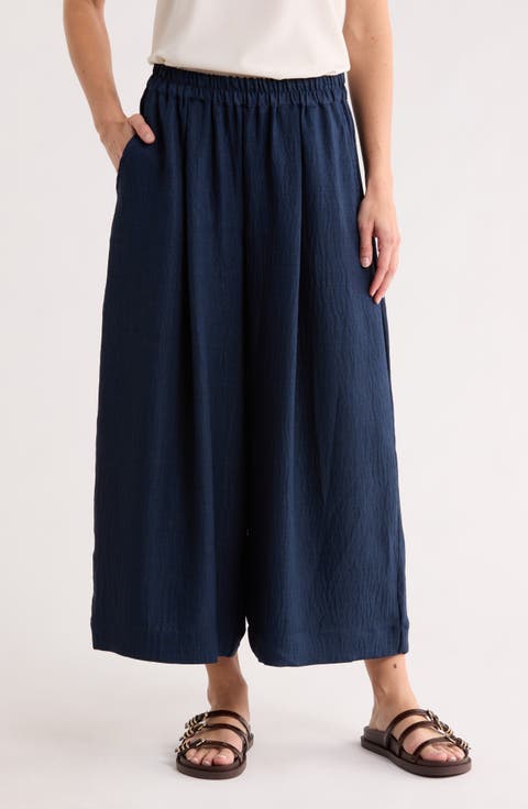 Woven Gaucho Pants