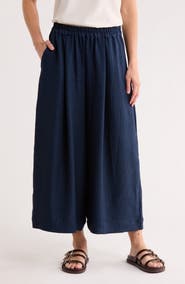 MAX STUDIO Woven Gaucho Pants