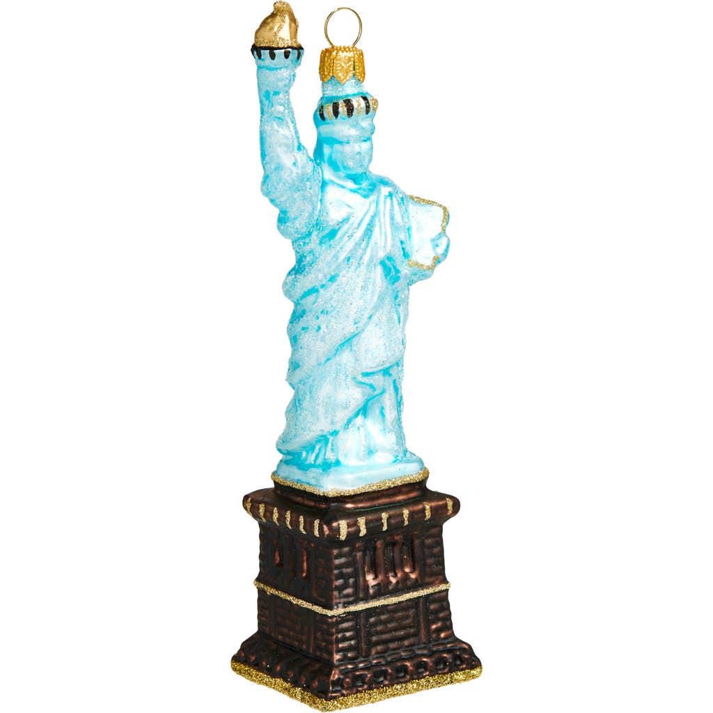 The Whitehurst Company Statue Of Liberty Glass Ornament In Multi