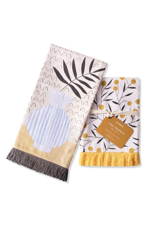 Set of 2 Cotton Tea Towels