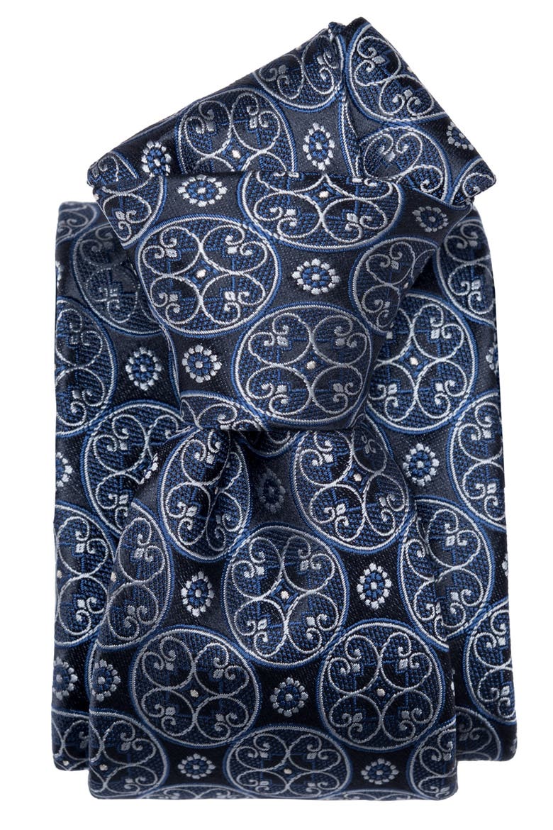 Palladio - Extra Long Silk Jacquard Tie for Men, Alternate, color, Blue