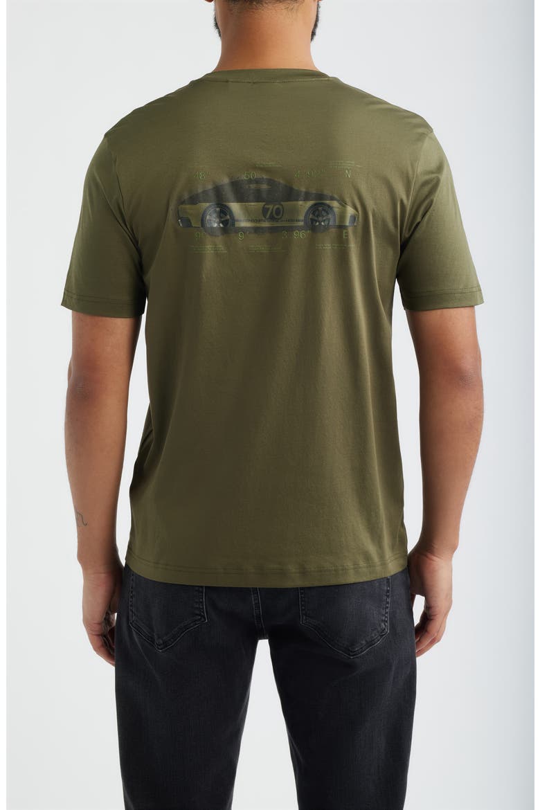 Porsche Spirit 70 Cotton T-Shirt, Alternate, color, OPEN GREEN