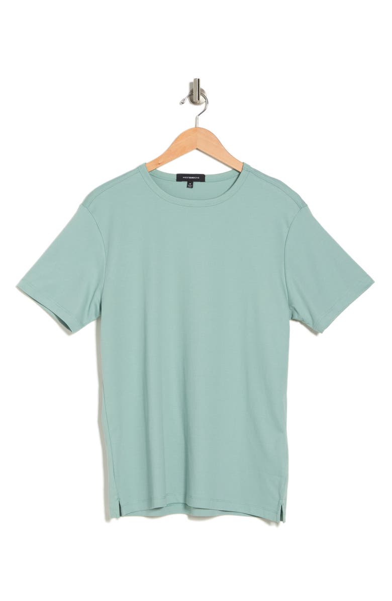 WESTZEROONE Rivervally Short Sleeve T-Shirt, Alternate, color, Light Gree