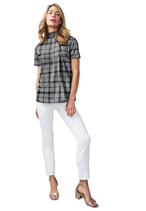 Short Sleeve Mock Neck (Plus Available)