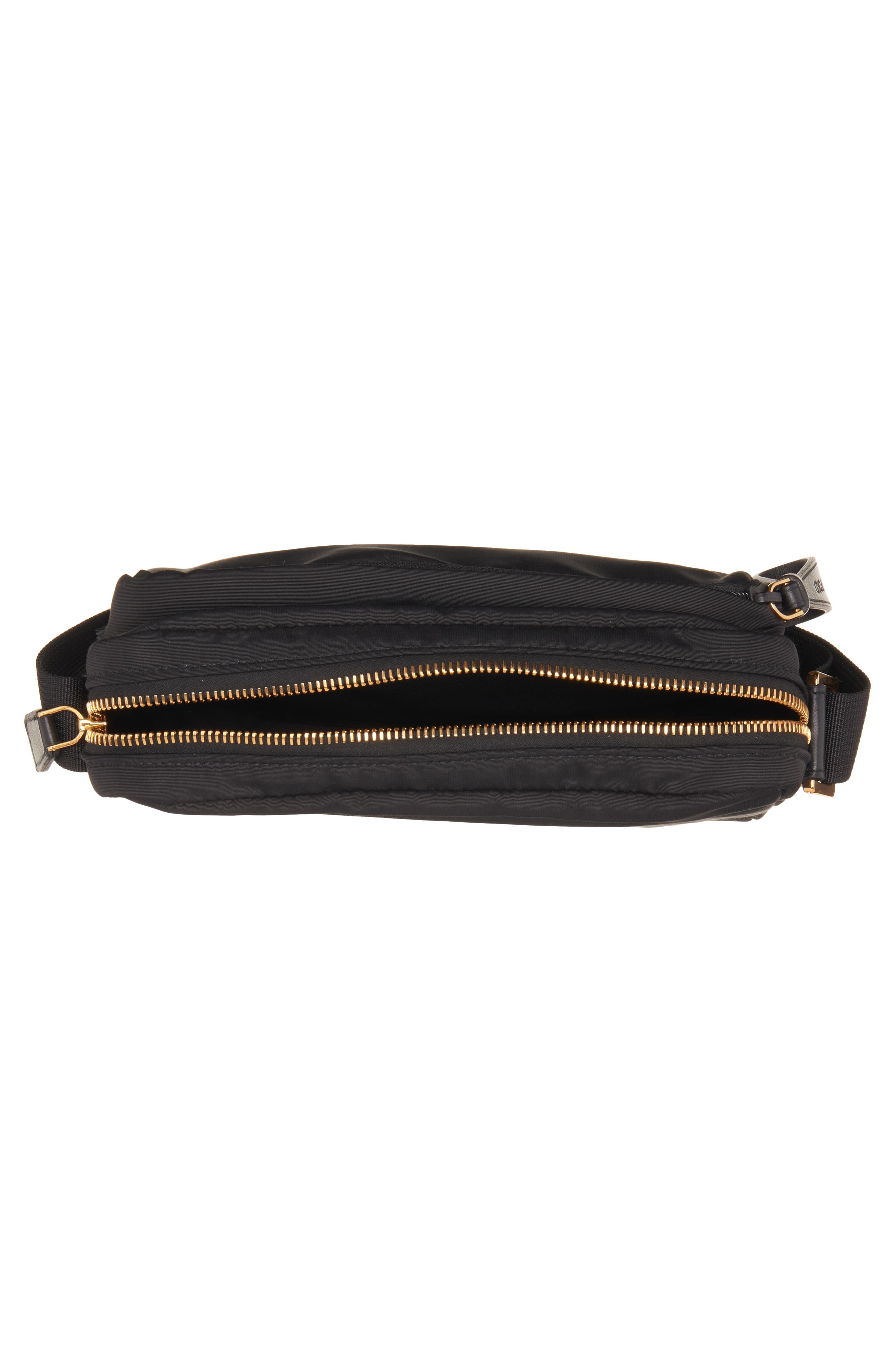 TOM FORD Recycled Nylon Top Handle Bag, Alternate, color, Black