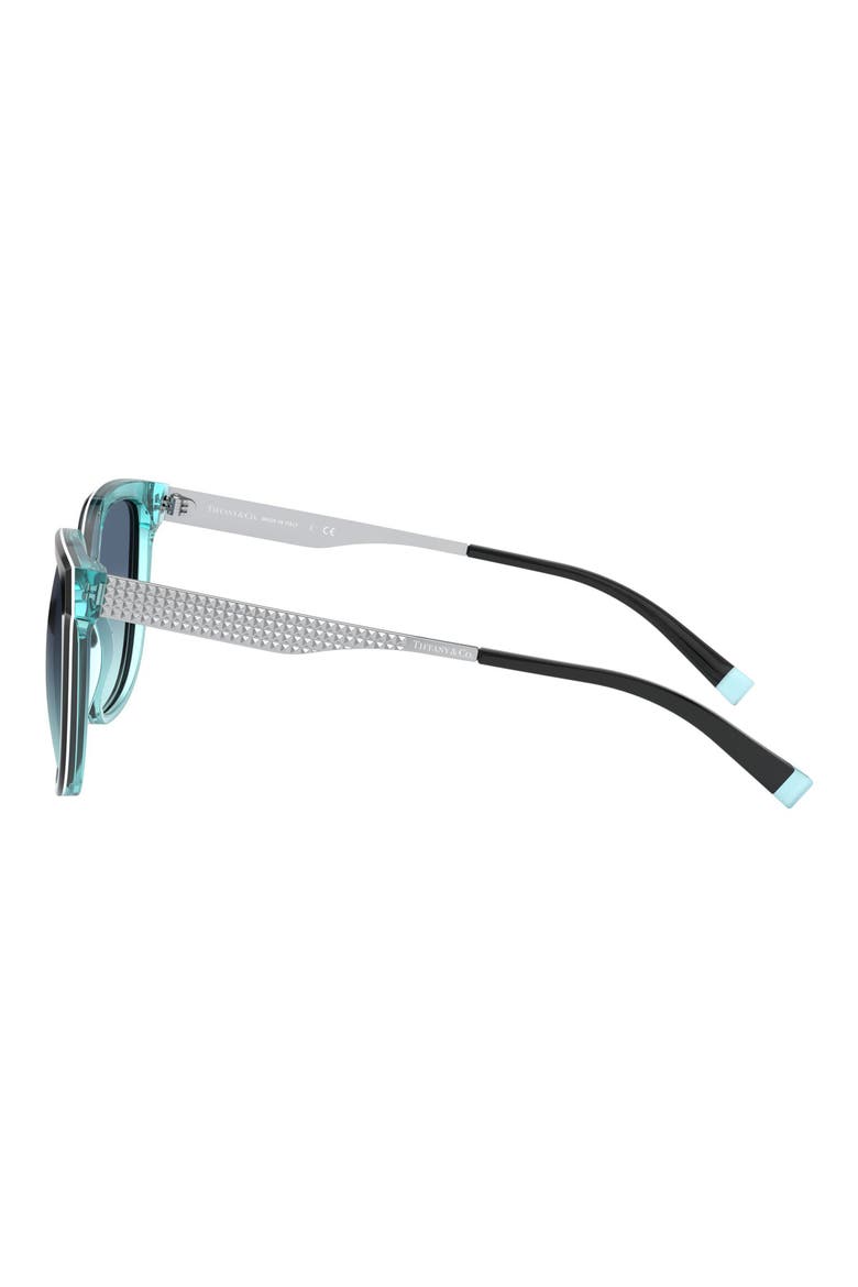 54mm Gradient Sunglasses, Alternate, color, BLACK BLUE/ AZURE GRADIENT