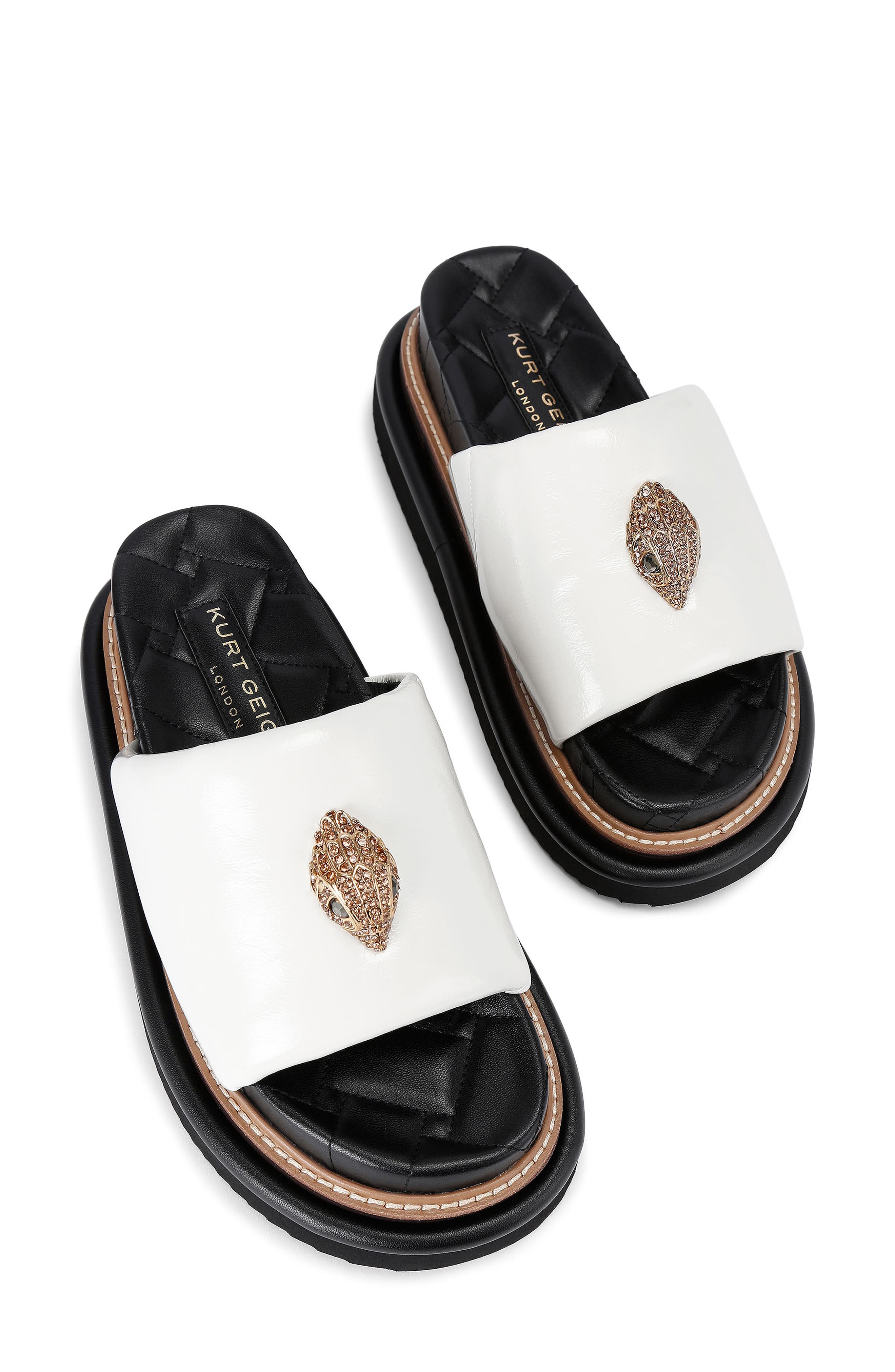 Kurt Geiger London Orson Puff Platform Slide Sandal, Alternate, color, 