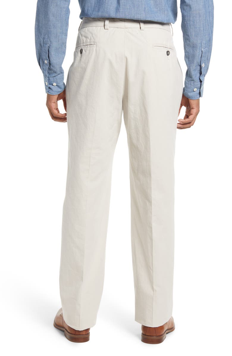 Berle Charleston Washed Poplin Chino Pants, Alternate, color, Stone
