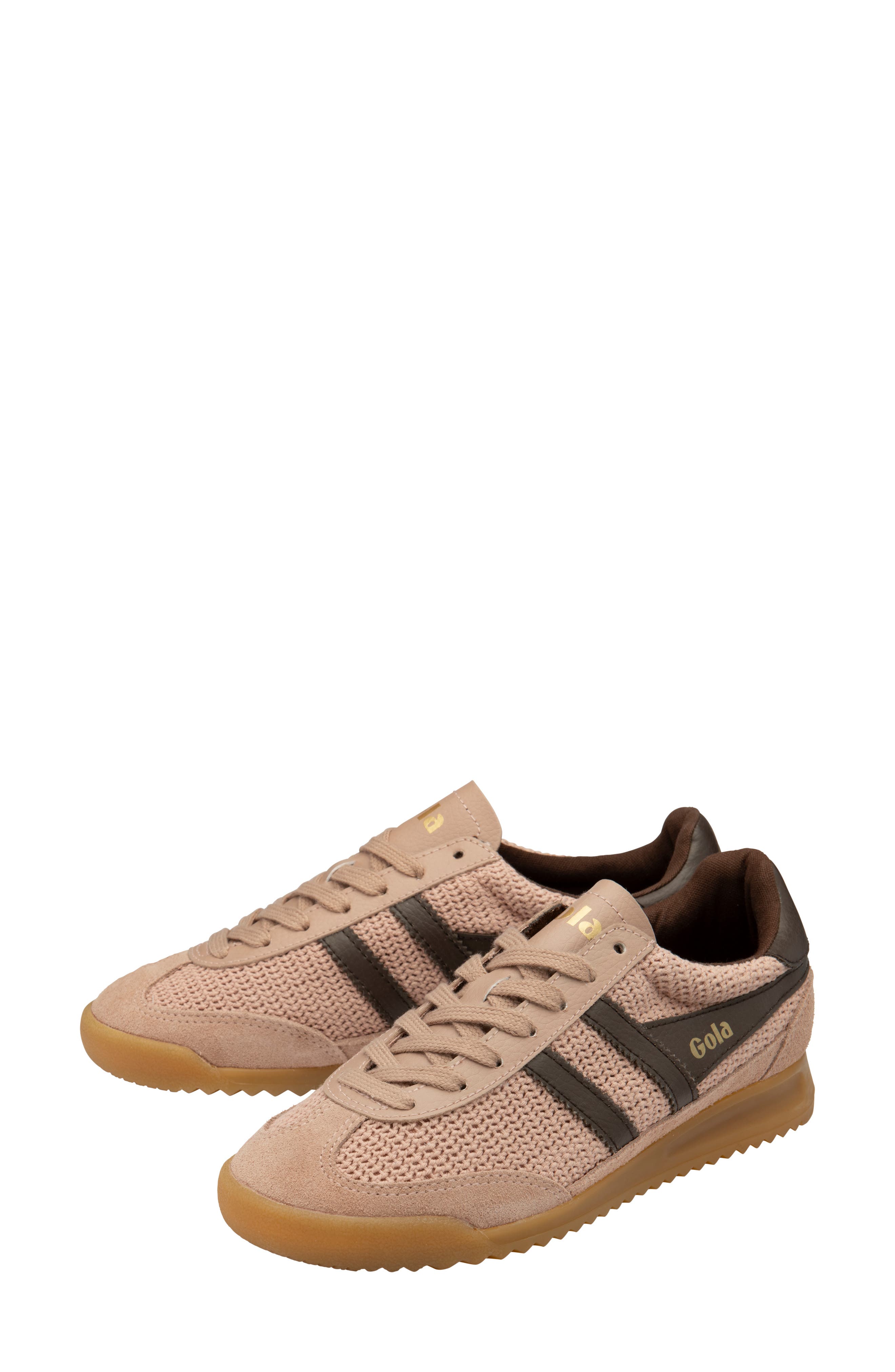 Gola Tornado Zephyr Sneaker, Alternate, color, Cameo/ Dark Brown