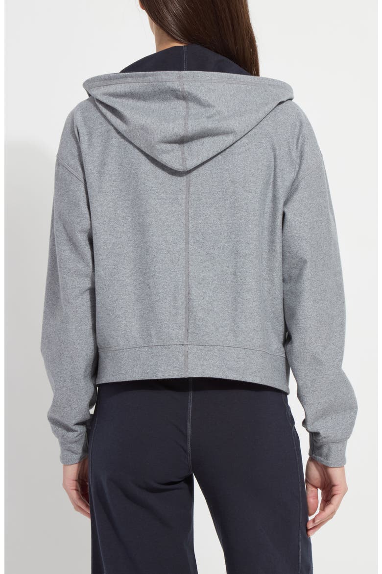 Jovie Reversible Zip Hoodie, Alternate, color, TRUE NAVY/ GREY MELANGE