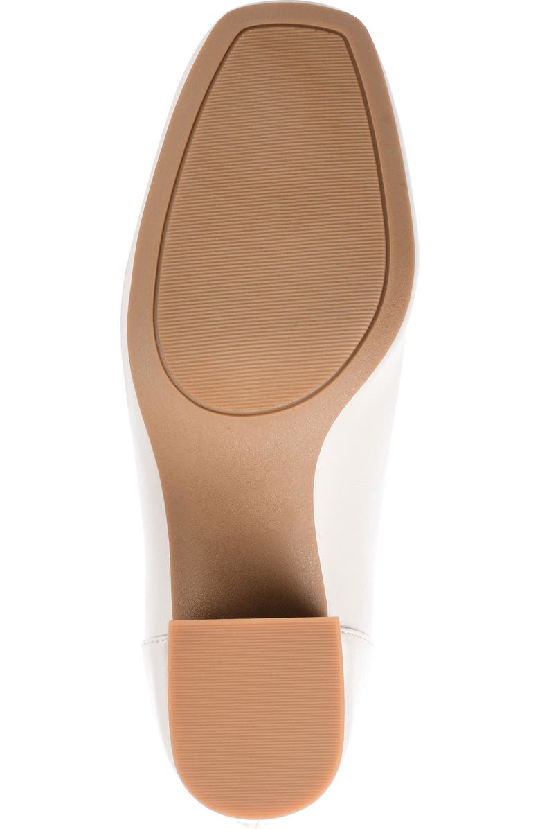 Journee Collection Maize Vegan Leather Bootie, Alternate, color, Bone