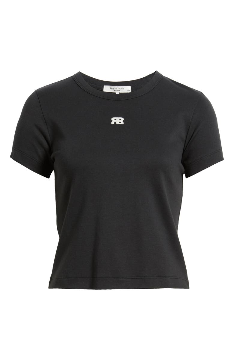 rag & bone Mia Logo Baby Tee, Alternate, color,