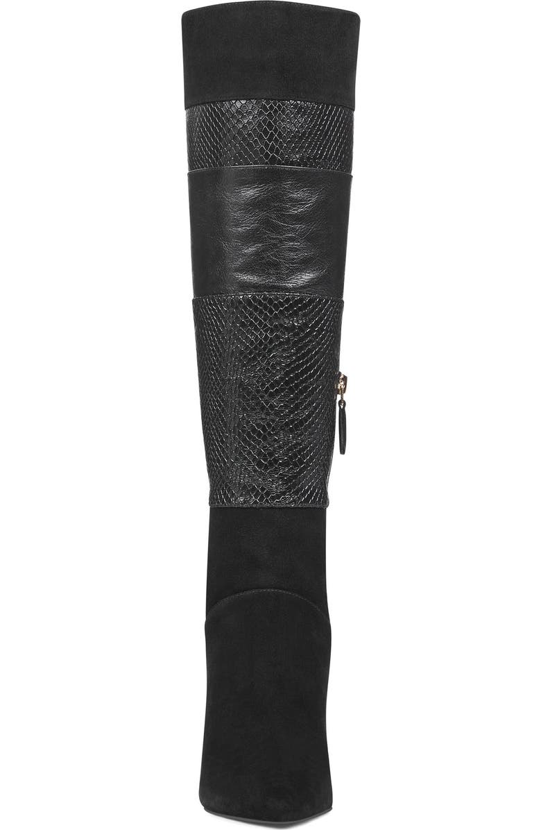 Nine West Toprank Blocked Knee High Boot, Alternate, color,