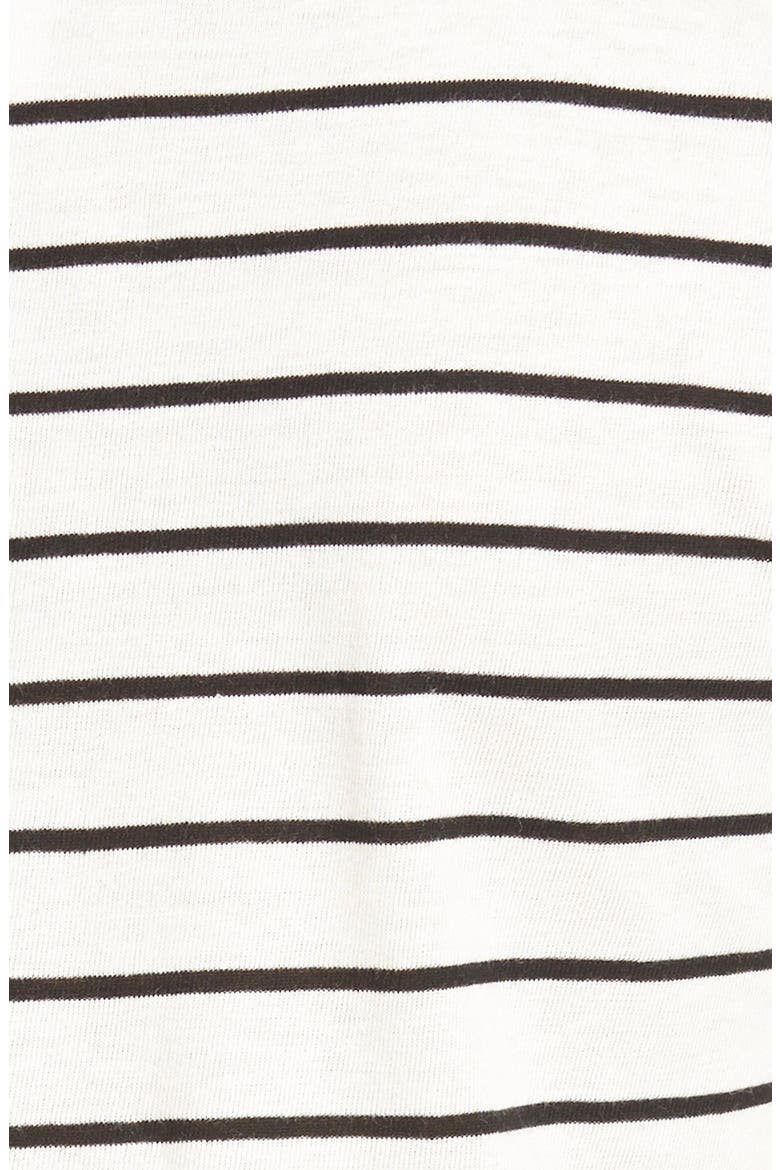 Stripe High/Low Tee, Alternate, color, IVORY EGRET TAWNY STRIPE