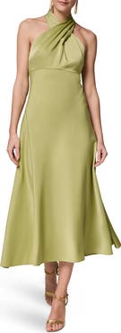 Donna Karan New York A-Line Halter Dress