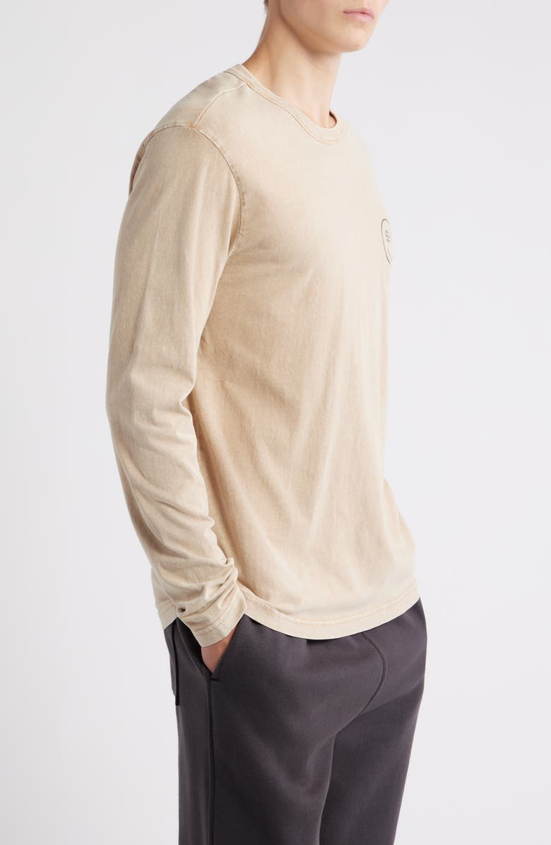 Threads 4 Thought Forest Graphic Mineral Wash Long Sleeve T-Shirt, Alternate, color, Chai