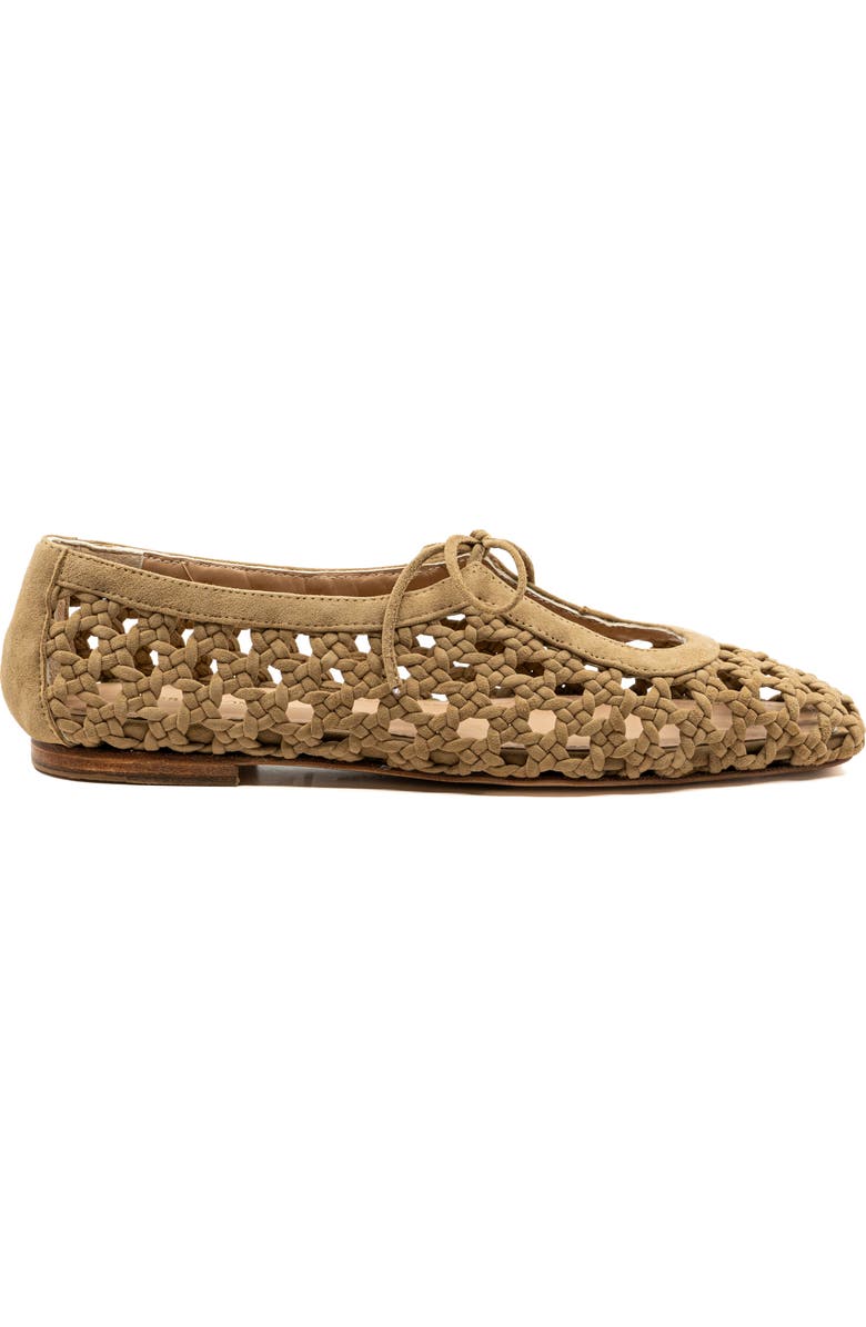 Andrea Gomez Amelia Woven Suede, Main, color, Beige