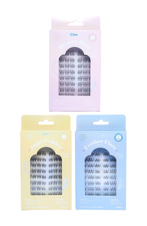 Natural Bundle of Halo Feathered Collection Pre-Glued 5 to 10 Days Wear Lashes