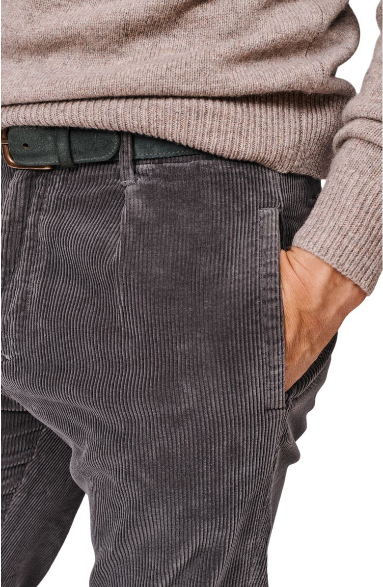 Aubin Barrowby Cord Pants, Alternate, color, Charocal