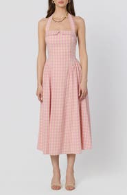 ASTR the Label Marianna Halter Midi Dress