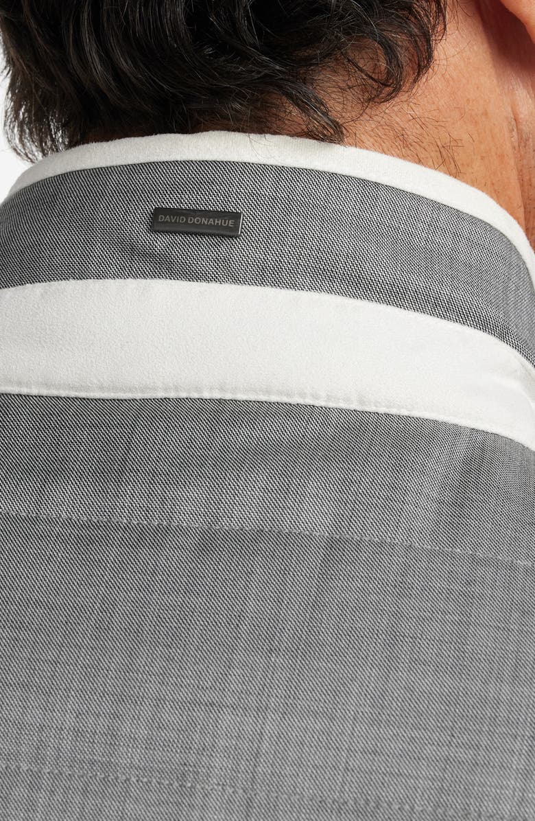 David Donahue Urban Quilted Wool Vest, Alternate, color, Smoke Grey