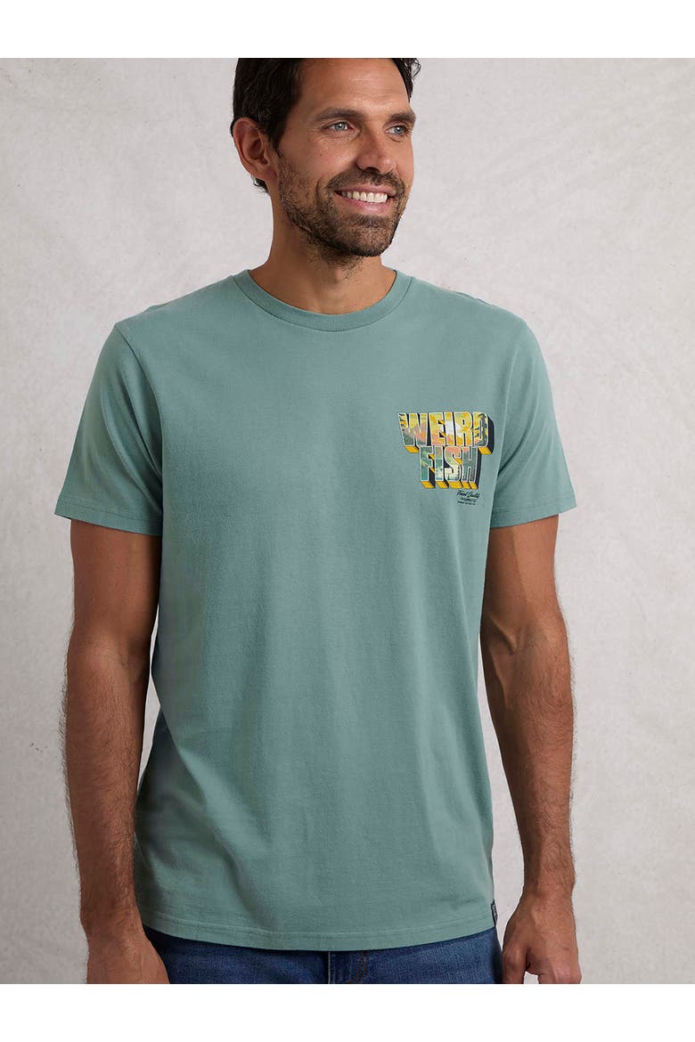 Wild Life Back Print Graphic T-Shirt, Main, color, Mineral Blue