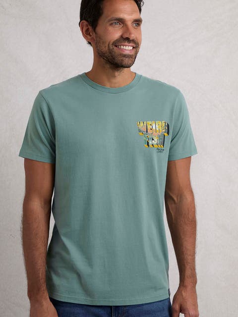 Wild Life Back Print Graphic T-Shirt