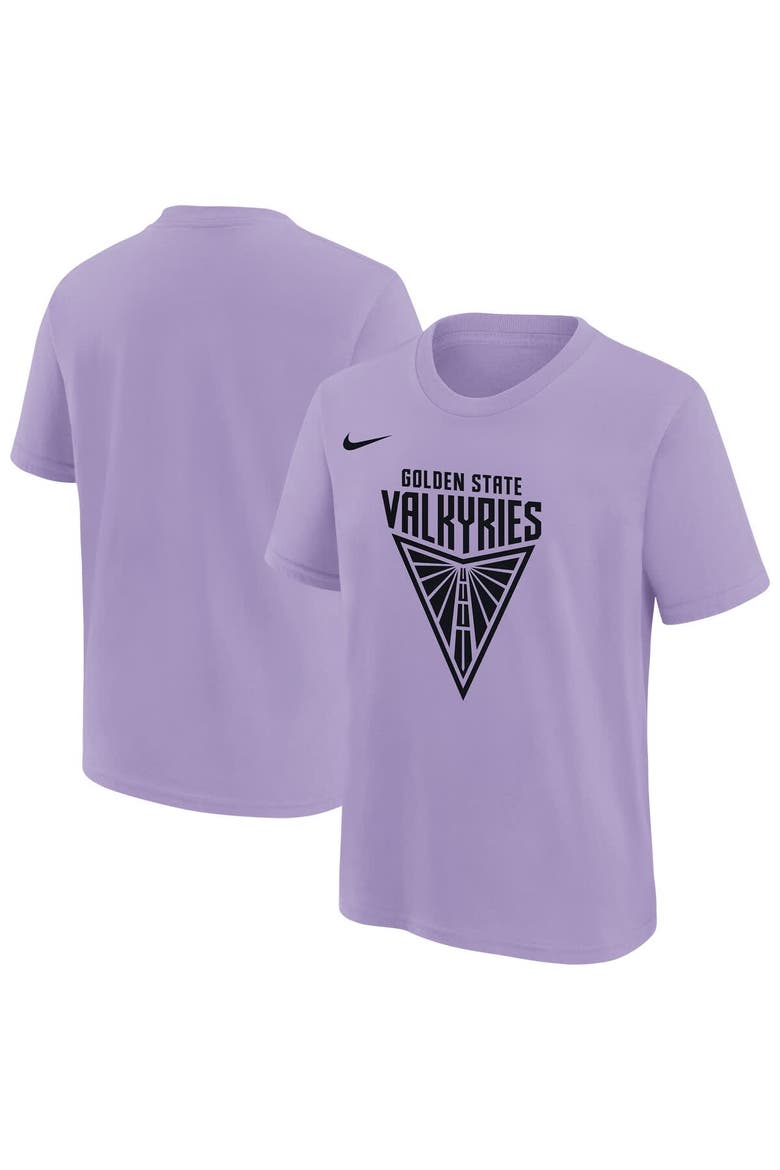 Youth Nike  Violet Golden State Valkyries Essential Logo T-Shirt, Main, color, Violet