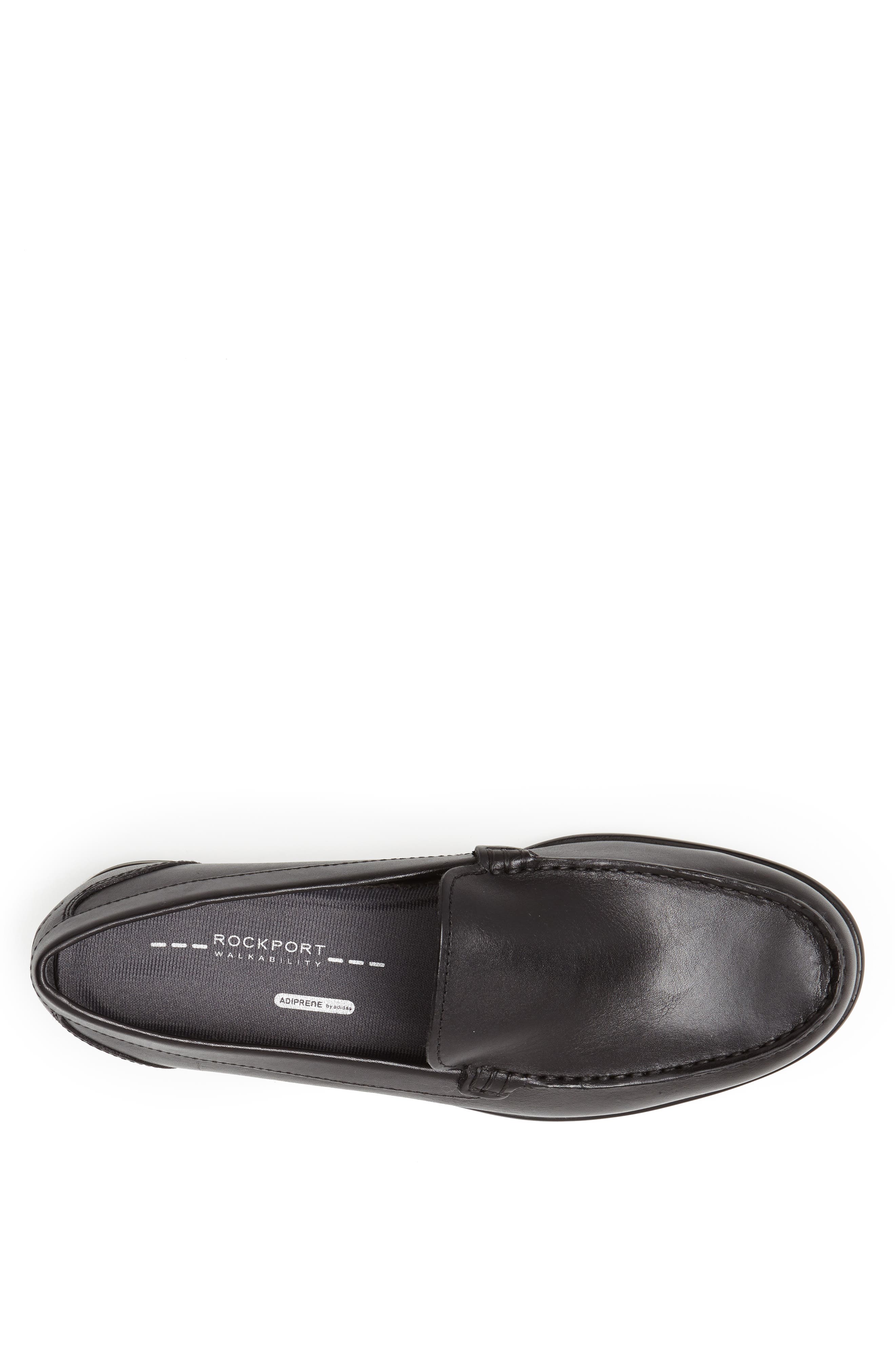 Rockport Classic Venetian Loafer, Alternate, color, Black Leather