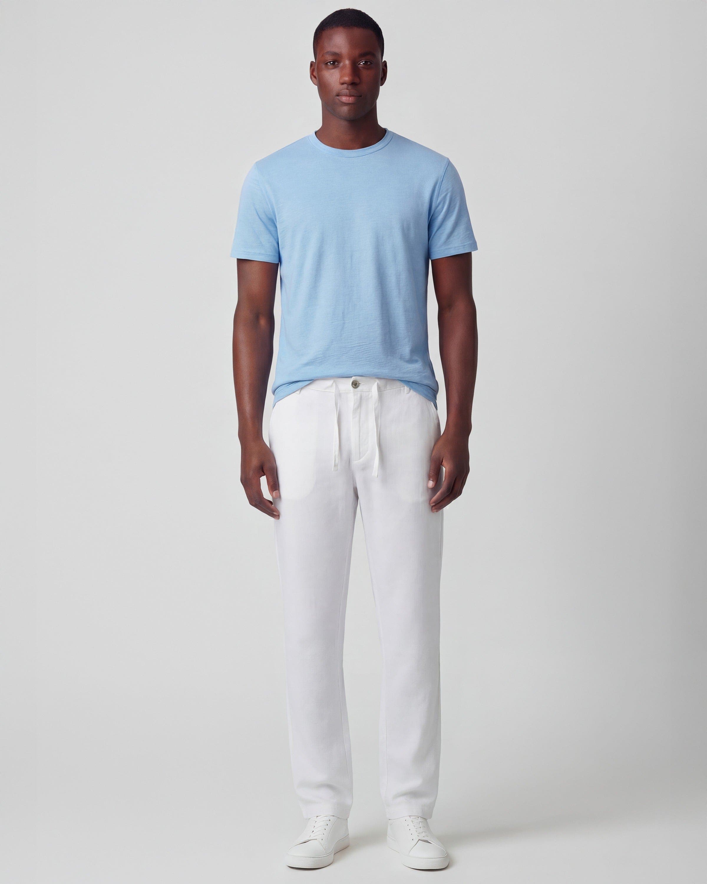 Solid Linen Drawstring Pant - image 4