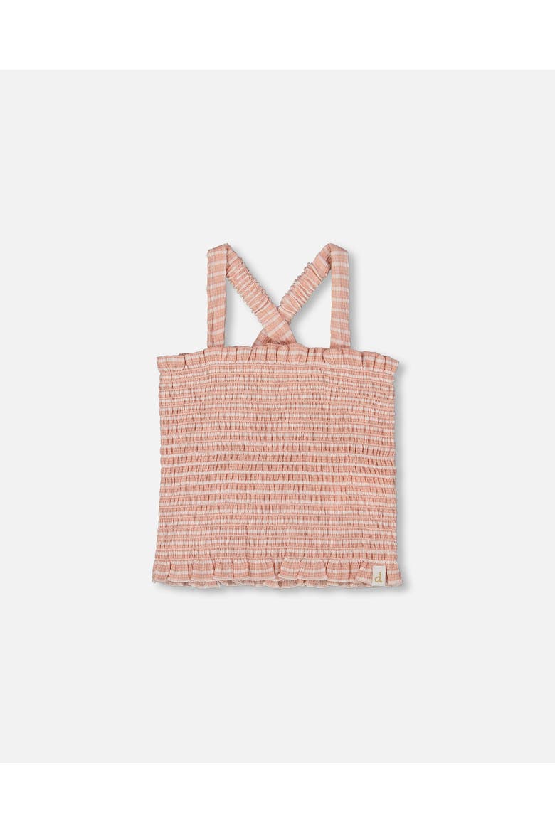 Little Girl's Smocked Tank Top Light Old Pink, Main, color, Light Old Pink