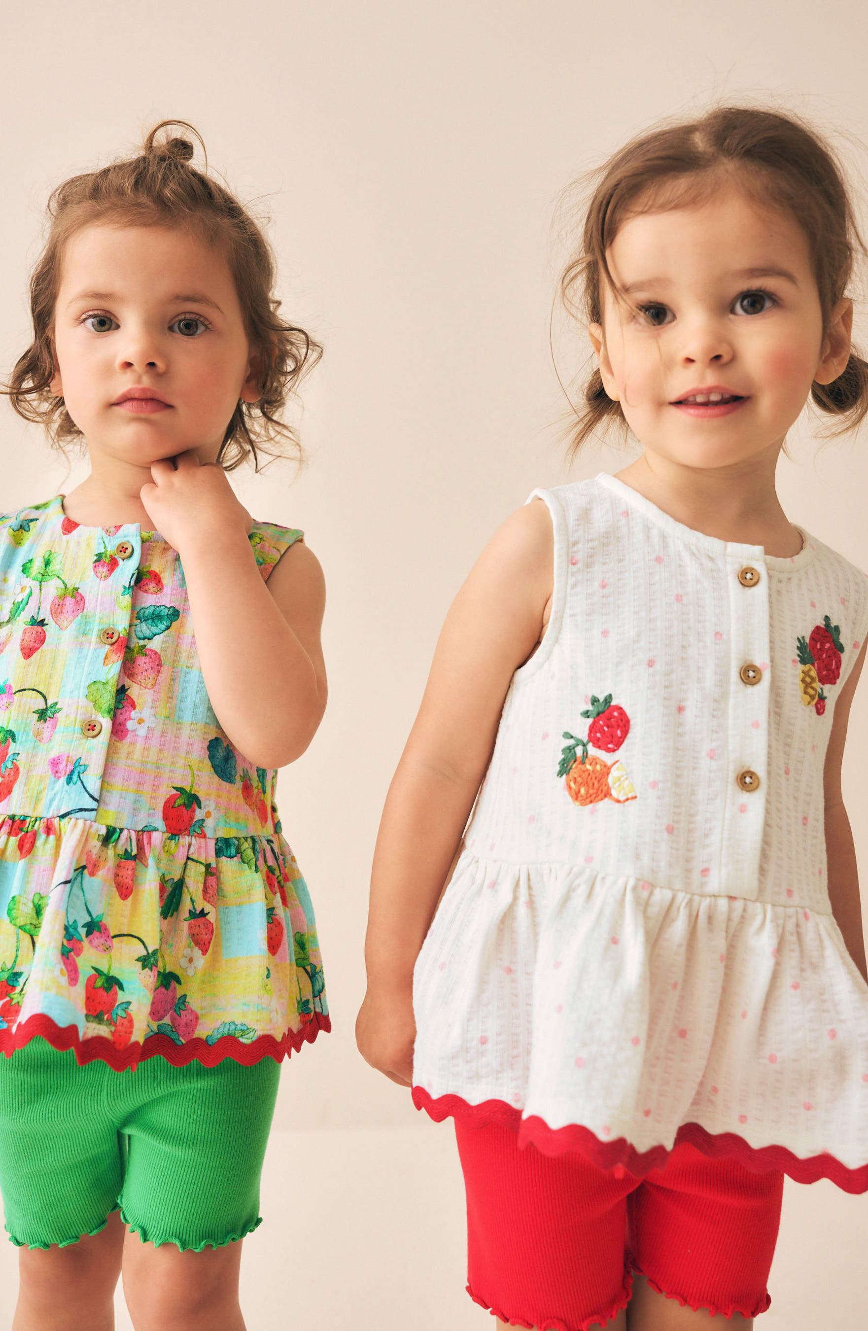 NEXT Kids' Cotton Tanks & Shorts Assorted 4-Pack — фото 2