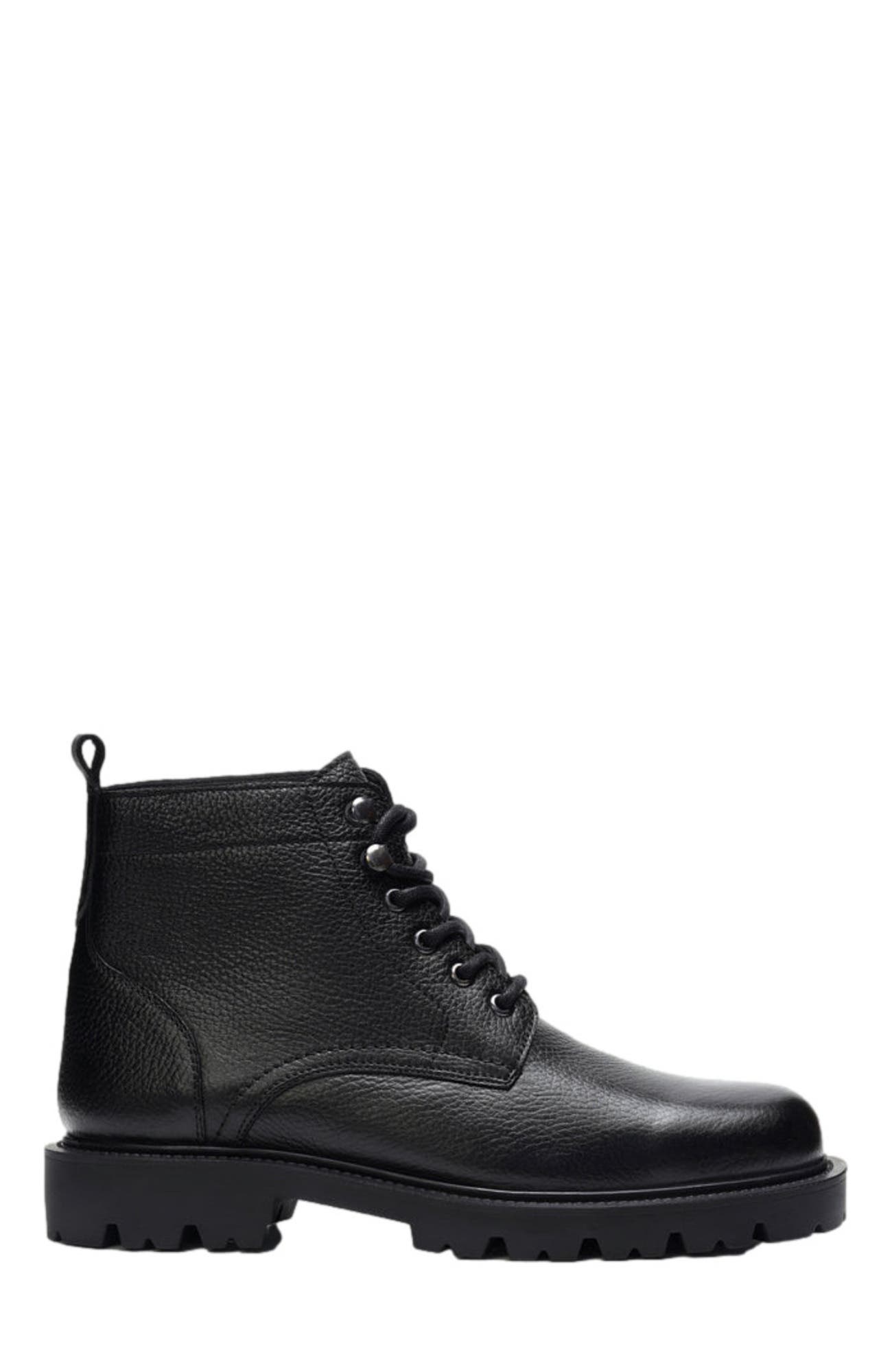 A. Veer Robert Lace-up Boot, Alternate, color, Black
