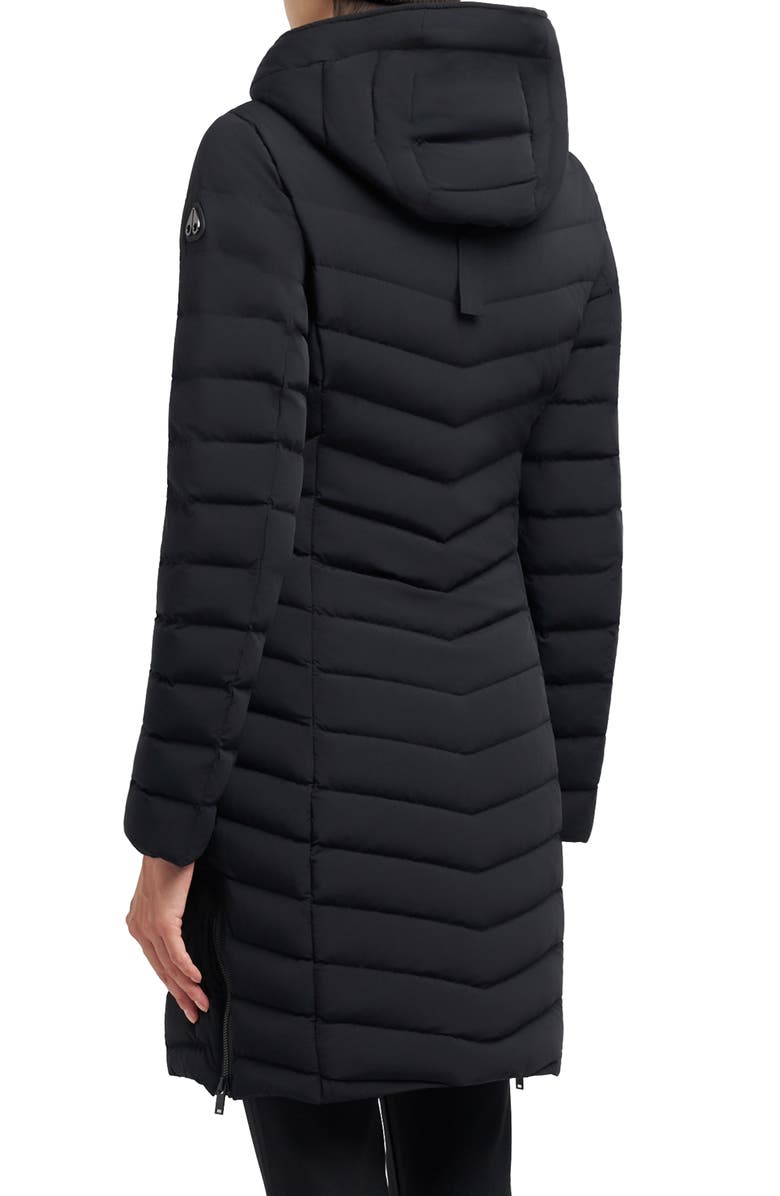 Moose Knuckles Andesite Water Repellent Hooded 800 Fill Power Down Parka, Alternate, color, Black