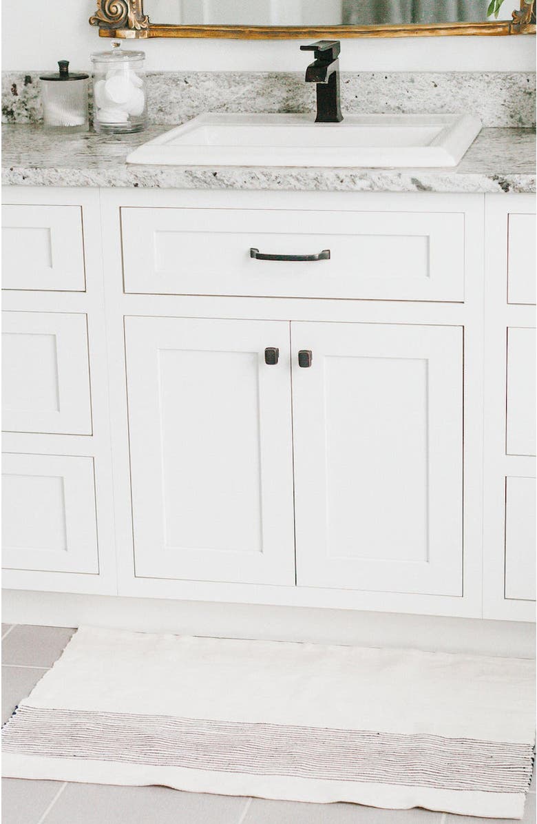 Creative Women Riviera Bath Mat, Alternate, color, Grey