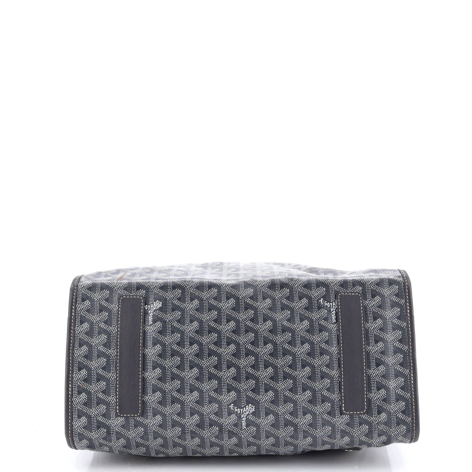 Pre-Owned Goyard Saint Leger Briefcase Backpack Coated Canvas, Alternate, color, 