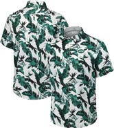 Tommy Bahama Men's Tommy Bahama Green New York Jets Sunnyvale Blooms Camp Button-Up Shirt