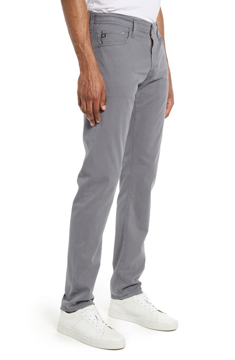 AG Tellis Slim Fit Sateen Pants, Alternate, color, Autumn Fog